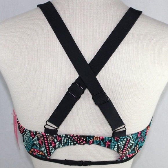 Xhilaration High Neck Geometric Aztec Style Bikini - Picture 2 of 2